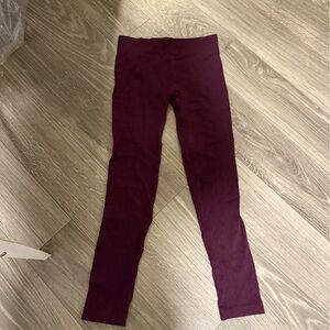 Women's Burgundy Leggings